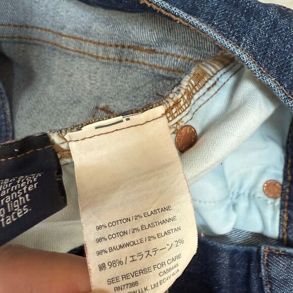 J. Crew Womens Denim Mini Skirt Blue Raw Hem Boho Western Festival Y2K Sz 27 - Picture 4 of 6